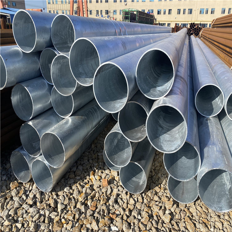 Hot dip galvanized steel pipe sizes