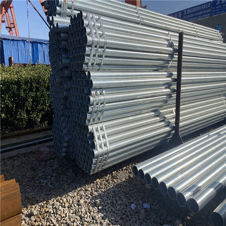ASTM A283 steel grade outside diameter 1/2inch-8inch hot dip galvanized steel pipe for industy
