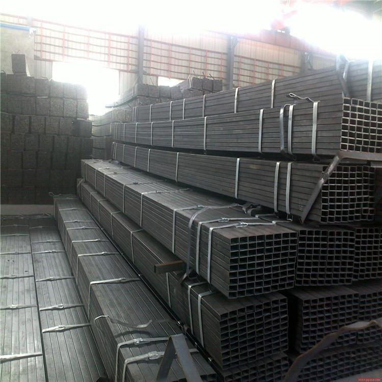 ASTM A53 side width 30-600mm black square pipe supplier