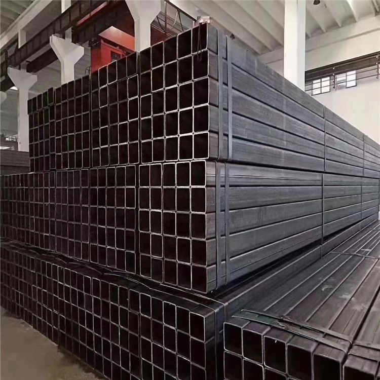 ASTM A53 side width 30-600mm black square pipe supplier