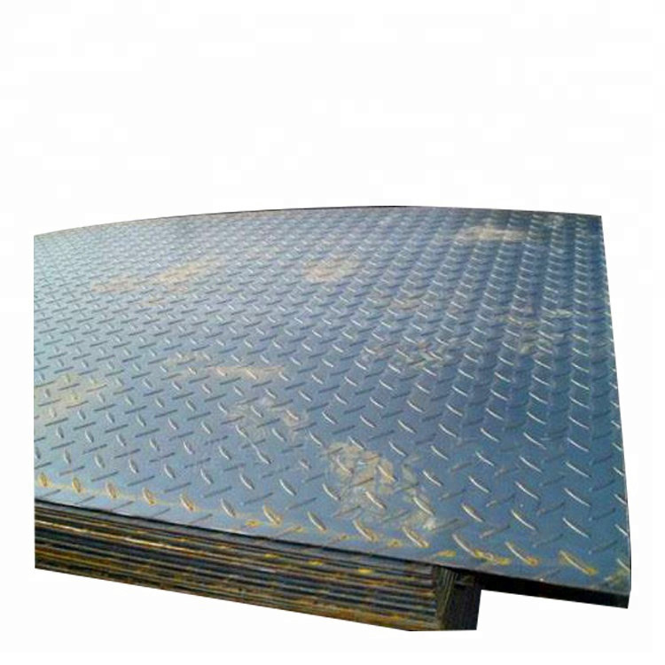 Thickness 2-8mm checkered steel plate supplier