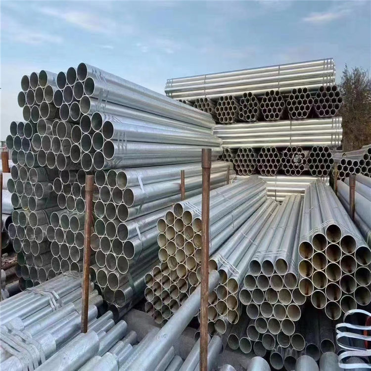 ASTM A283 steel grade outside diameter 1/2inch-8inch hot dip galvanized steel pipe for industy