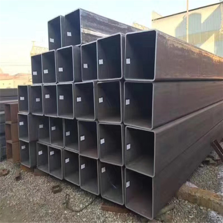 ASTM A53 side width 30-600mm black square pipe supplier